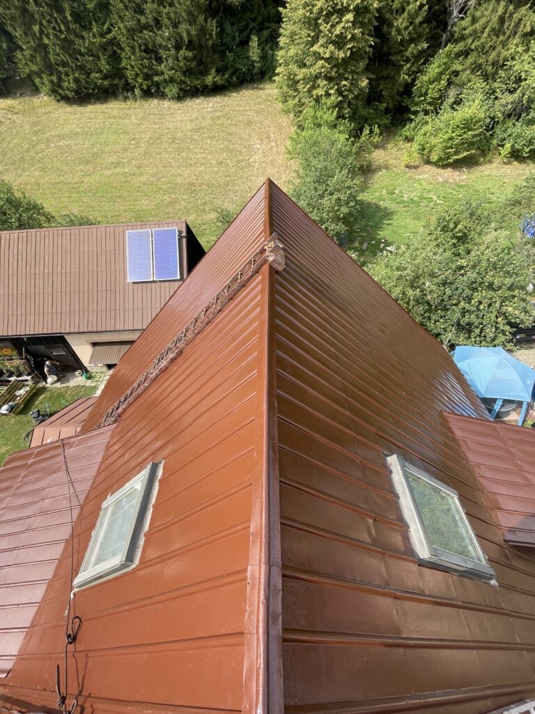 náter a brúsenie striech